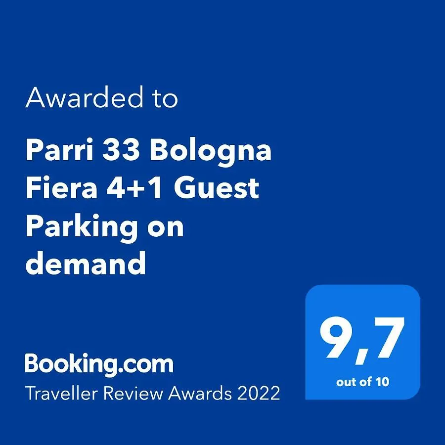 Parri 33 Bologna Fiera 4+1 Guest Parking On Demand Appartement